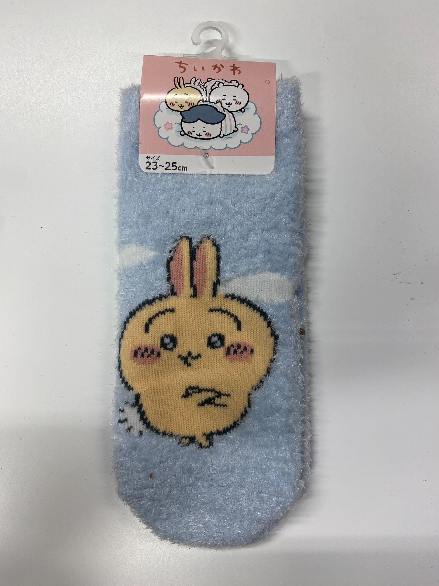 ちいかわ うさぎ もこもこルームソックス 23-25cm