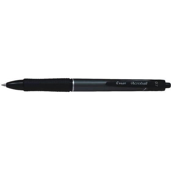 パイロット アクロボール T 極細 0.7mm メタルブラック BAB-15FT-MB