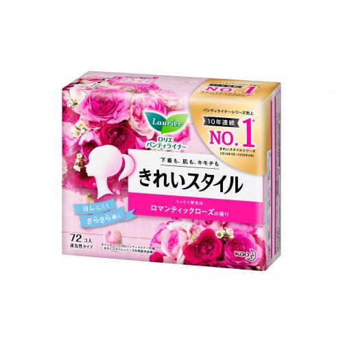 花王 ロリエ きれいスタイル ロマンティックローズの香り 72コ入