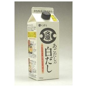 久原 あごだし入り白だし 500ml 万能つゆ