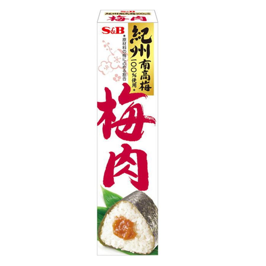 S&Bエスビー 梅肉 紀州南高梅100%使用 無着色 40g