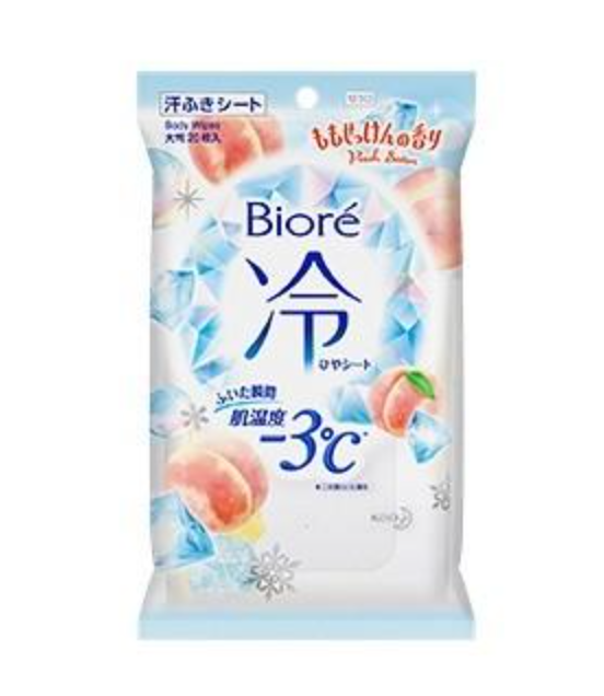 ビオレ 冷シート ももせっけんの香り 20枚