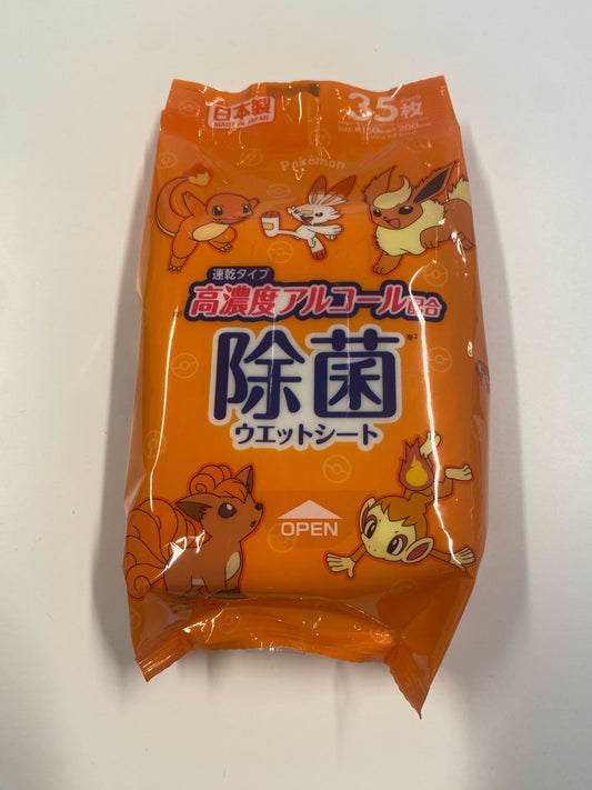 速乾タイプ　高濃度アルコール配合　除菌ウエットシート　35枚入り