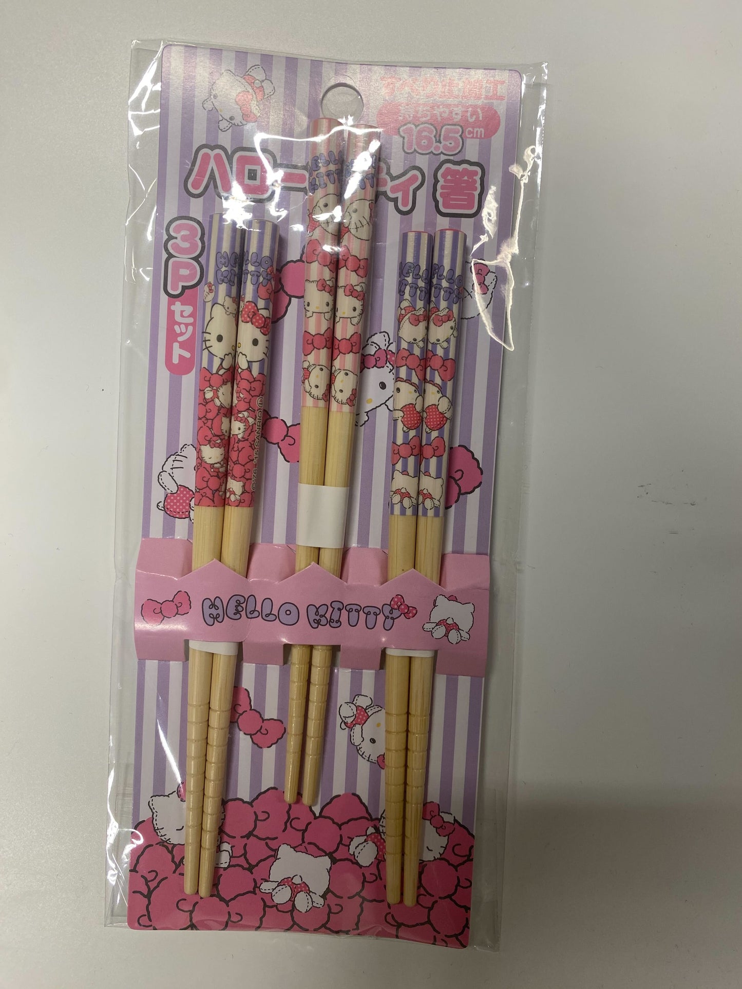 ハローキティ　箸　16.5cm　3セット