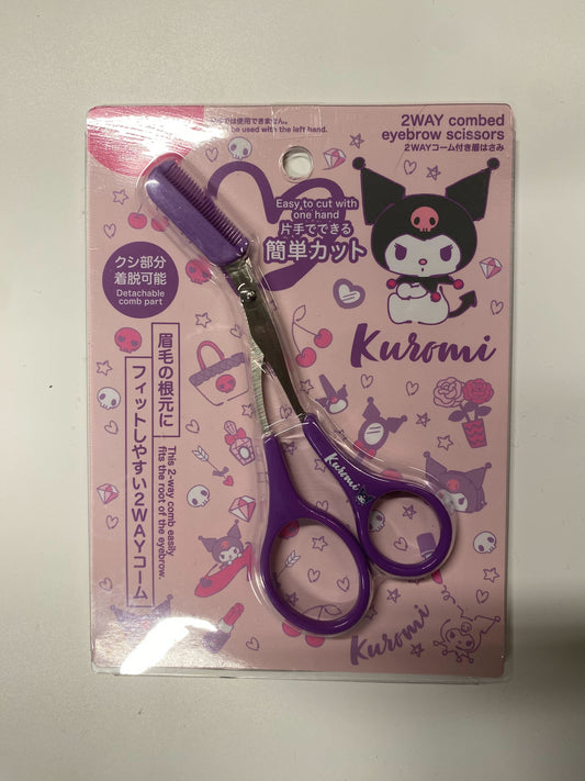 2wayコーム付き眉はさみ　クロミ