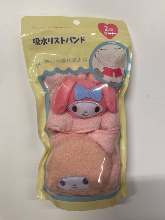吸水リストバンド 2個セット マイメロディ
