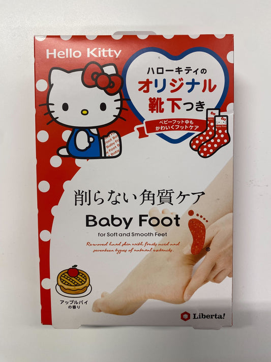 削らない角質ケア　ハローキティオリジナル靴下つき　1回分