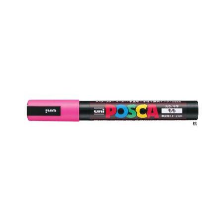 三菱鉛筆 水性サインペン ポスカ 中字 桃 PC5M.13