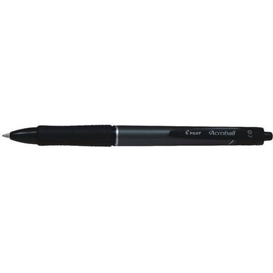パイロット アクロボール T 極細 0.7mm メタルブラック BAB-15FT-MB