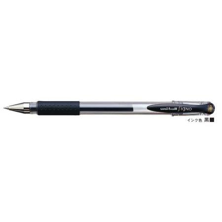 三菱鉛筆 ゲルインクボールペン ユニボール シグノ 極細 0.38mmボール 黒 UM151.24 名入れ