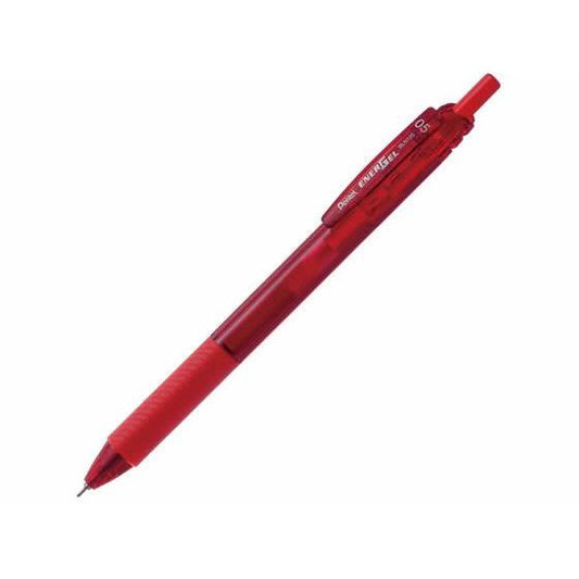 ぺんてる エナージェルエス 0.5mm 赤 BLN125-B