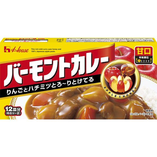 ハウス食品 バーモントカレー 甘口 230g