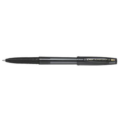 パイロット 油性ボールペン スーパーグリップG 1.0 中字 キャップ式 ブラック BSGC-10M-BB