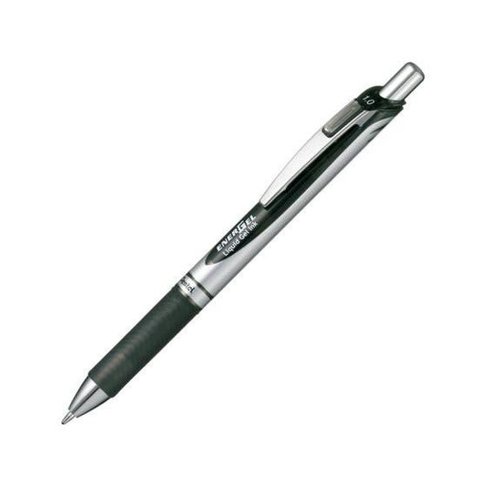 ぺんてる ノック式 エナージェル 1.0mm 黒 BL80-A