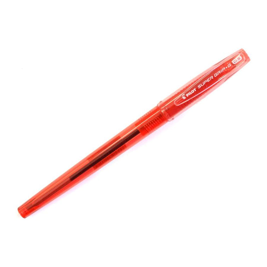 パイロット　スーパーグリップＧ　キャップ式　０．５極細　レッド　ＢＳＧＣ−１０ＥＦ−ＲＲ