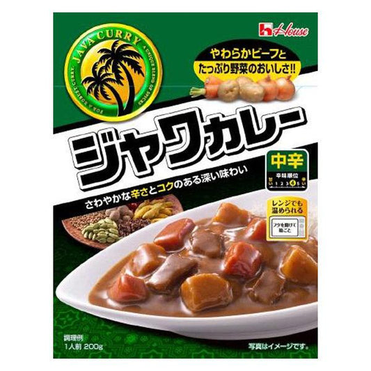 ハウス食品 ジャワカレー 中辛 230g