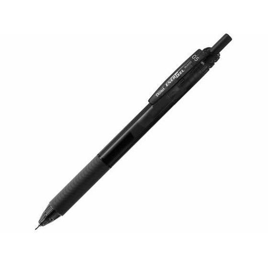 ぺんてる エナージェルエス 0.5mm 黒 BLN125-A  黒インク 水性ゲルインクボールペン ノック式